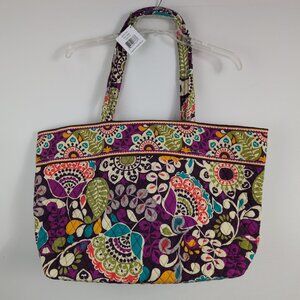 Vera Bradley Plum Crazy Grad Tote - Brand new Retired